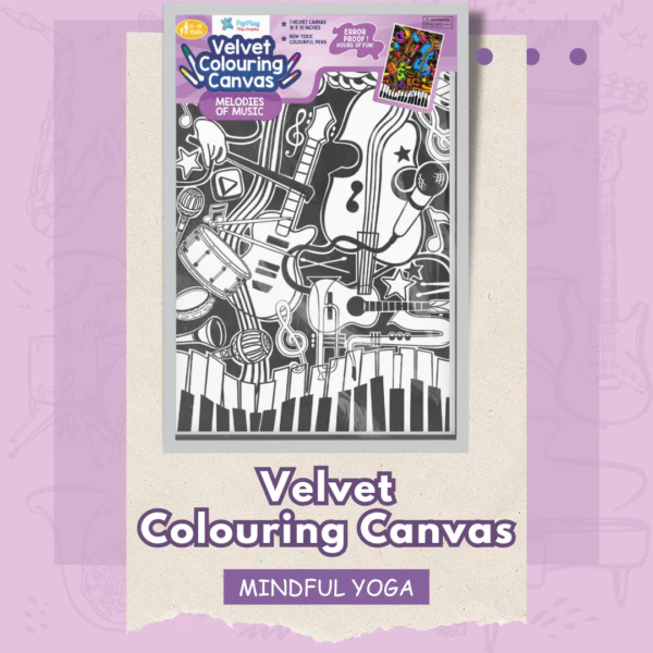 PEPPLAY VELVET COLOURING POSTERS - MELODIES OF MUSIC - Image 2