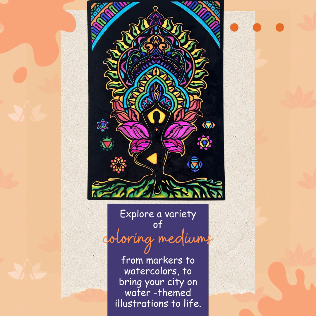PEPPLAY VELVET COLOURING POSTERS - YOGA - Image 6