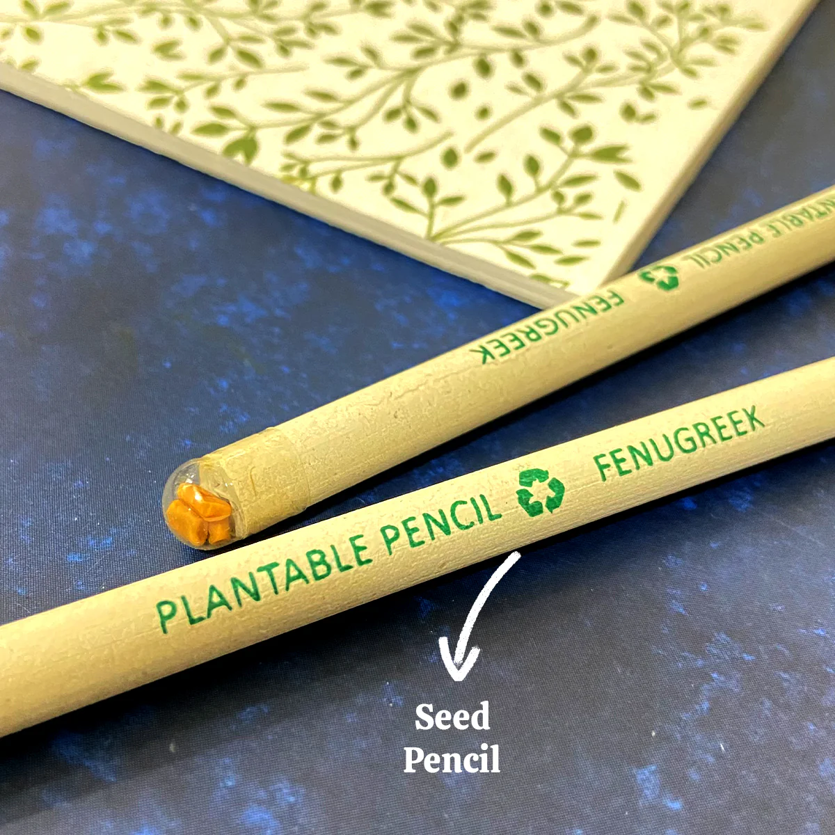 Plantable Stationery - Seed Diary, Seed Pens & Pencils in Zipper Pouch - Image 5