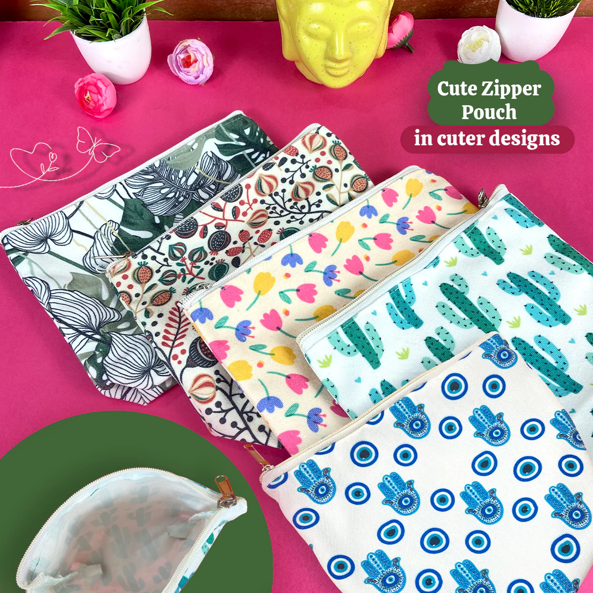 Plantable Stationery - Seed Diary, Seed Pens & Pencils in Zipper Pouch - Image 6