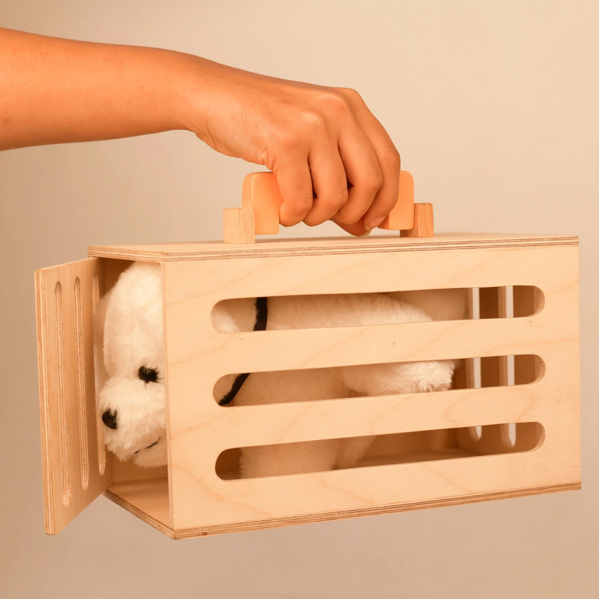 PlayBox Pet Grooming Play Set Wooden Toy | Pretend Play Toddler & Kids Baby Toys - Image 6