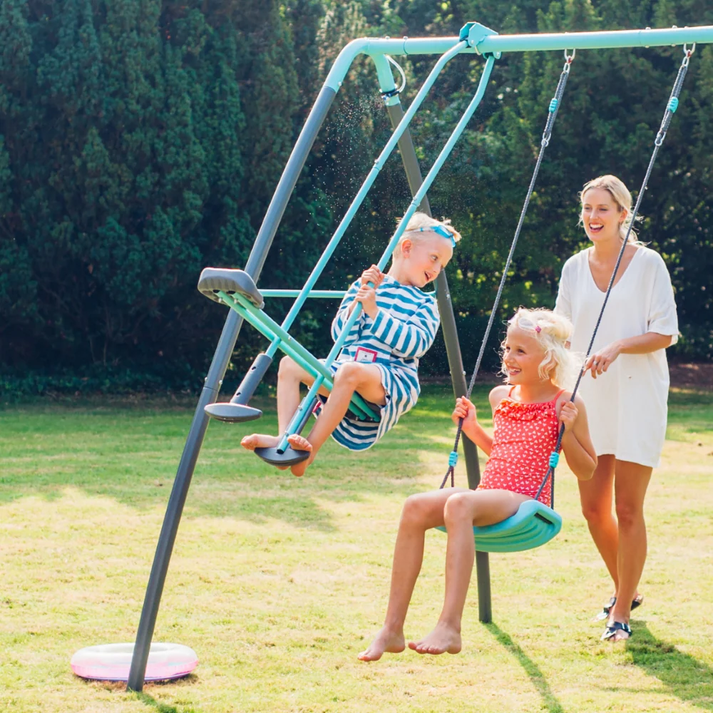 Plum® Premium Metal Single Swing and Glider with Mist | Special Offers - Image 3