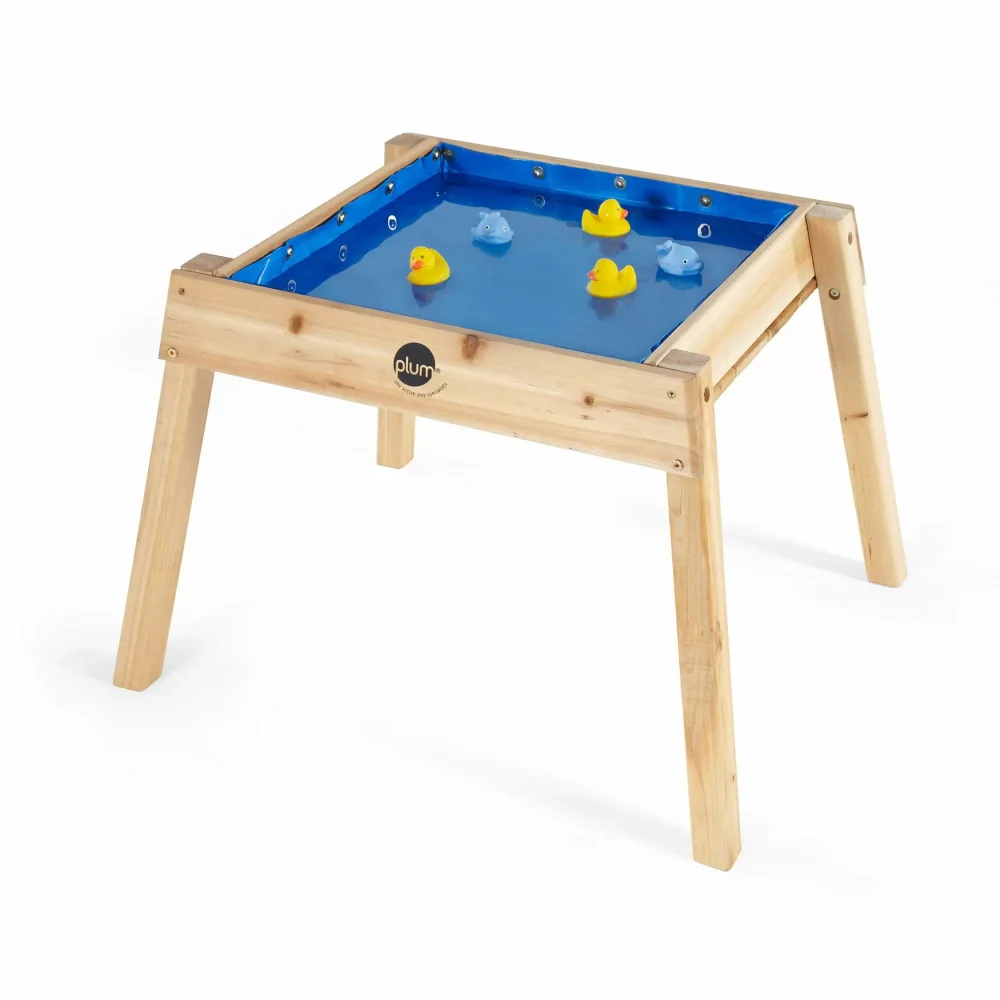 PLUM BUILD AND SPLASH WOODEN SAND AND WATER TABLE (NATURAL) - Image 2
