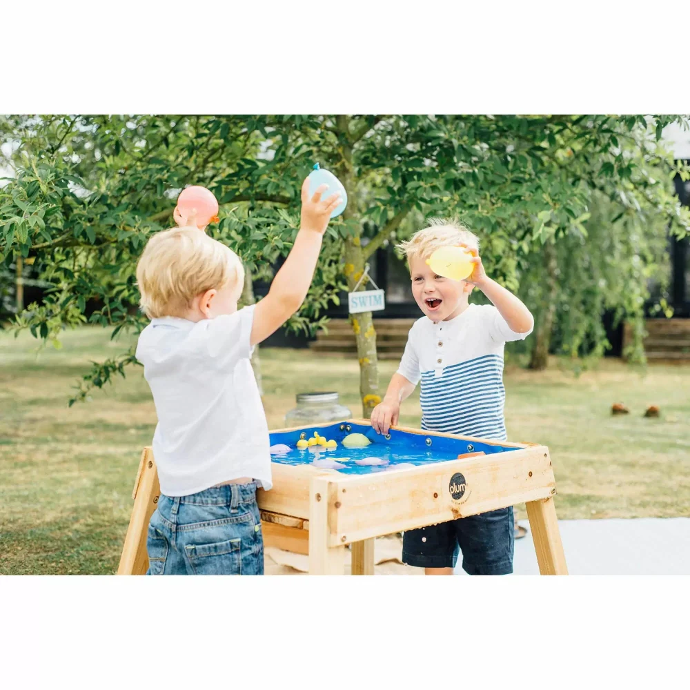 PLUM BUILD AND SPLASH WOODEN SAND AND WATER TABLE (NATURAL) - Image 5