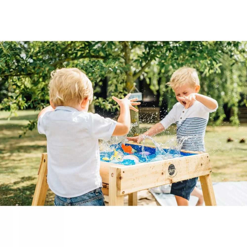 PLUM BUILD AND SPLASH WOODEN SAND AND WATER TABLE (NATURAL) - Image 6