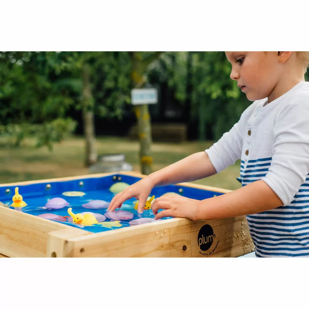 PLUM BUILD AND SPLASH WOODEN SAND AND WATER TABLE (NATURAL) - Image 7