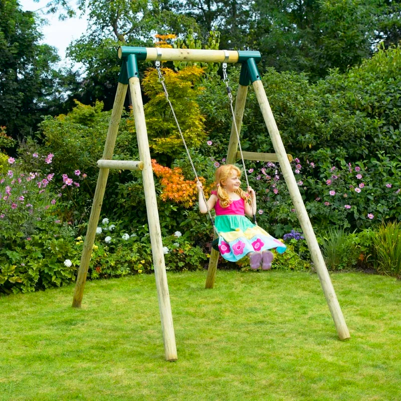 Plum® Bush Baby® Wooden Swing Set - Image 2