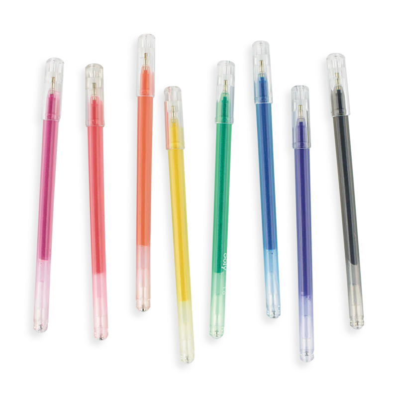 Radiant Writers Glitter Gel Pens - Set of 8 - Image 3