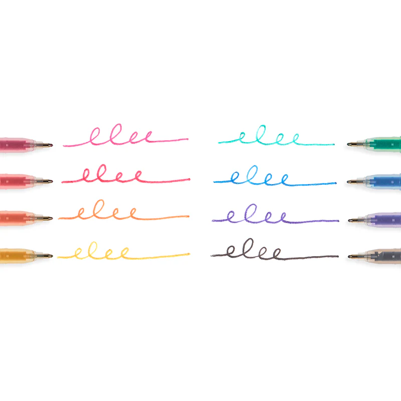 Radiant Writers Glitter Gel Pens - Set of 8 - Image 5