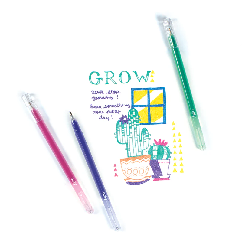 Radiant Writers Glitter Gel Pens - Set of 8 - Image 6