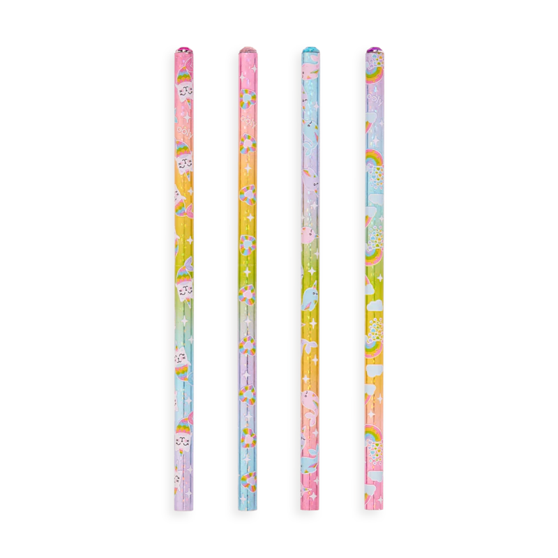Rainbow Glitter Gem Writers Graphite Pencils - Image 6