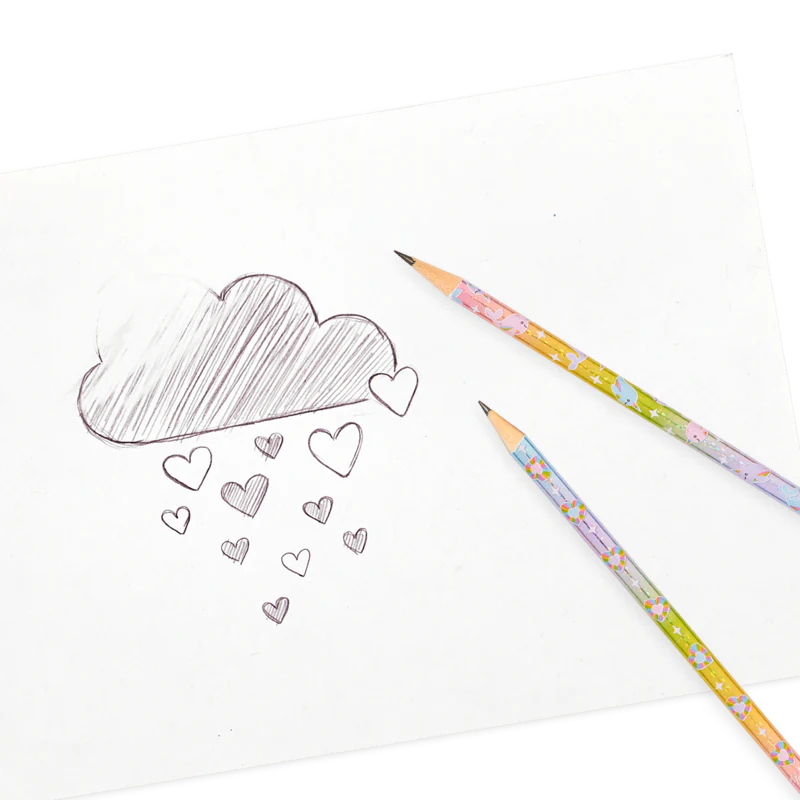 Rainbow Glitter Gem Writers Graphite Pencils - Image 7