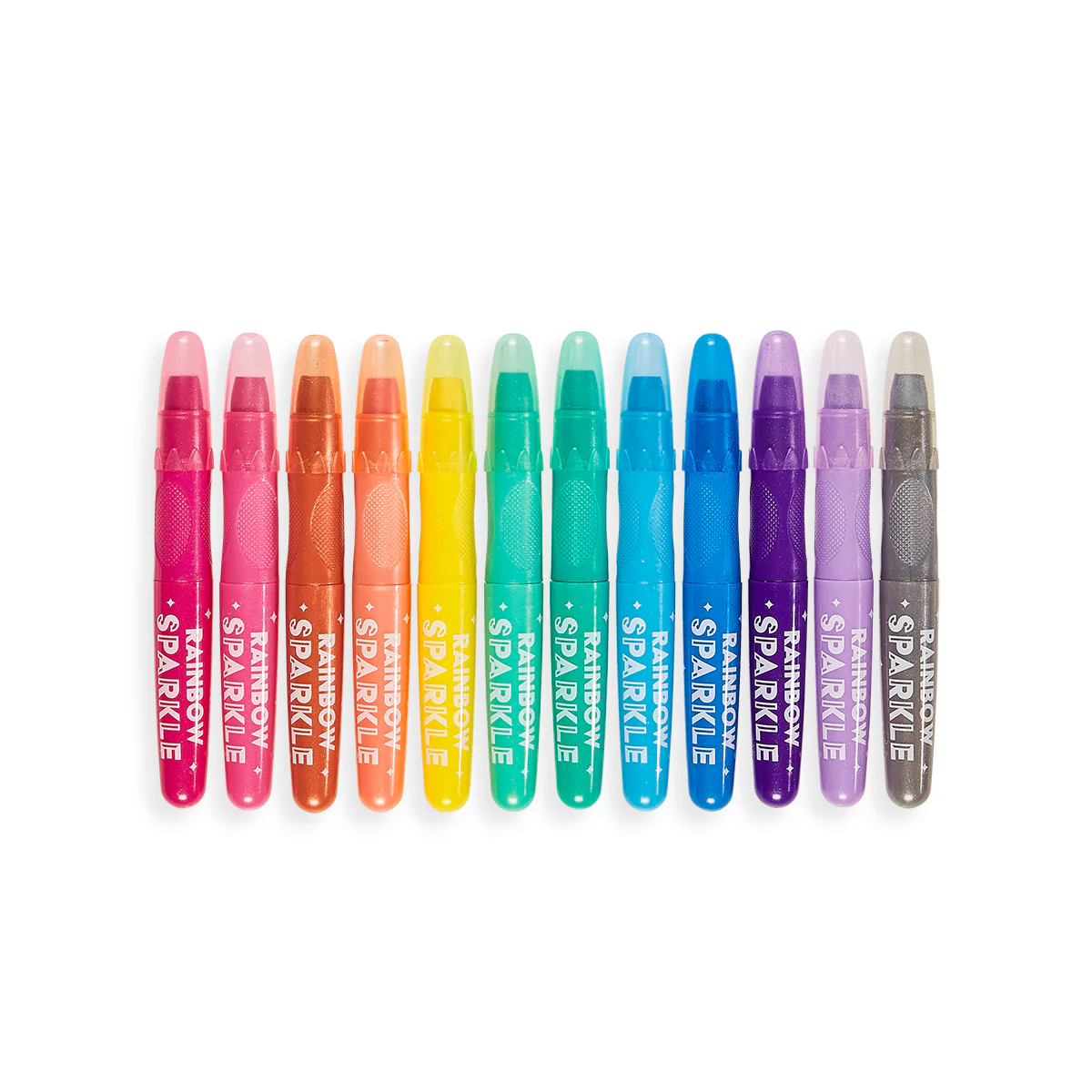 Rainbow Sparkle Metallic Watercolor Gel Crayons - Set of 12 - Image 2