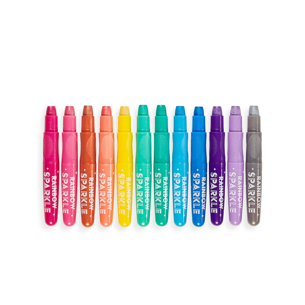 Rainbow Sparkle Metallic Watercolor Gel Crayons - Set of 12 - Image 3