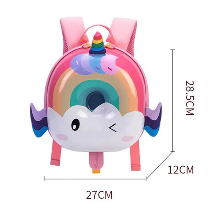 Rainbow Unicorn, Donut Backpack for Toddlers & Kids - Image 4