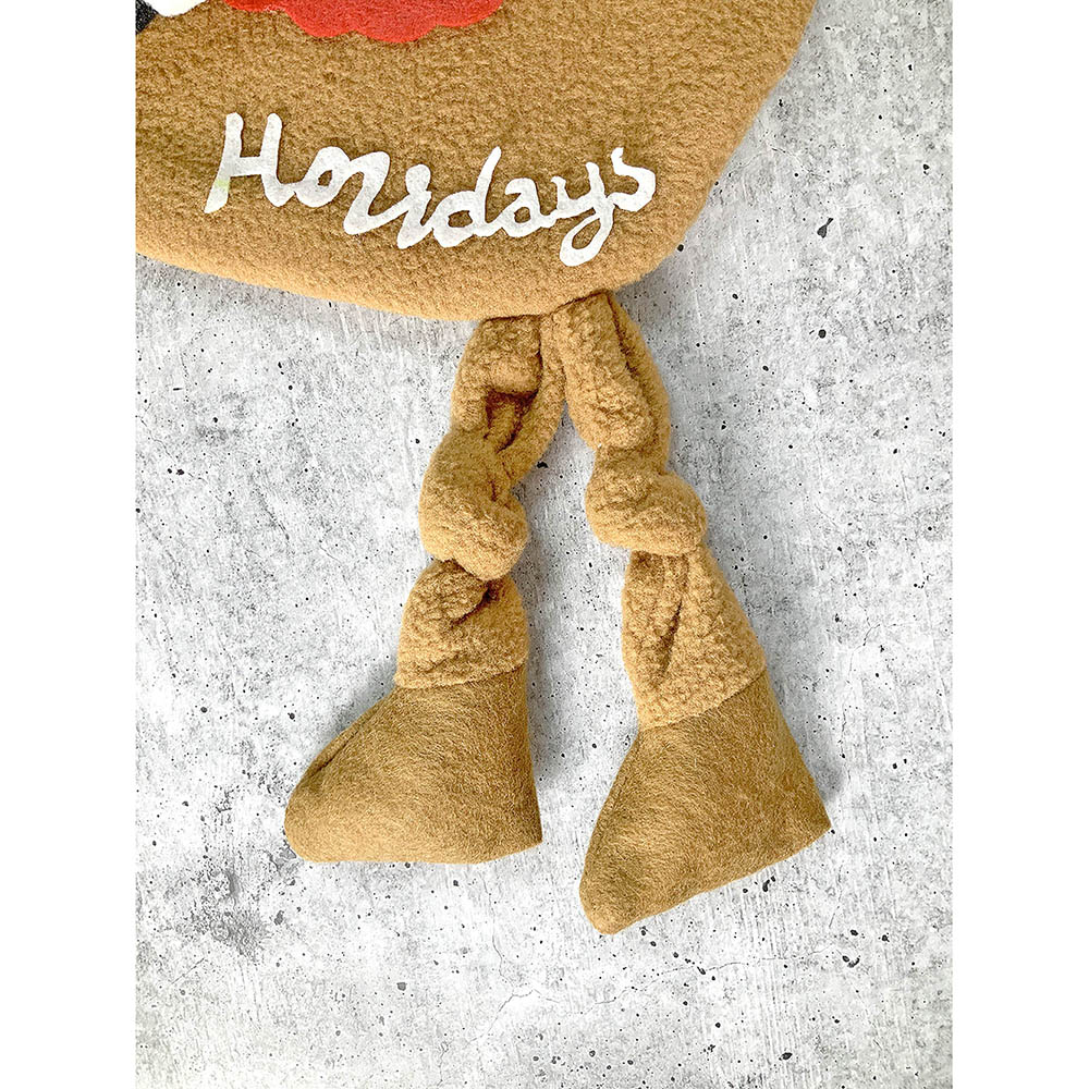 Santa Long Hanging Knot Legs Christmas Stocking, 16 inches - Image 5