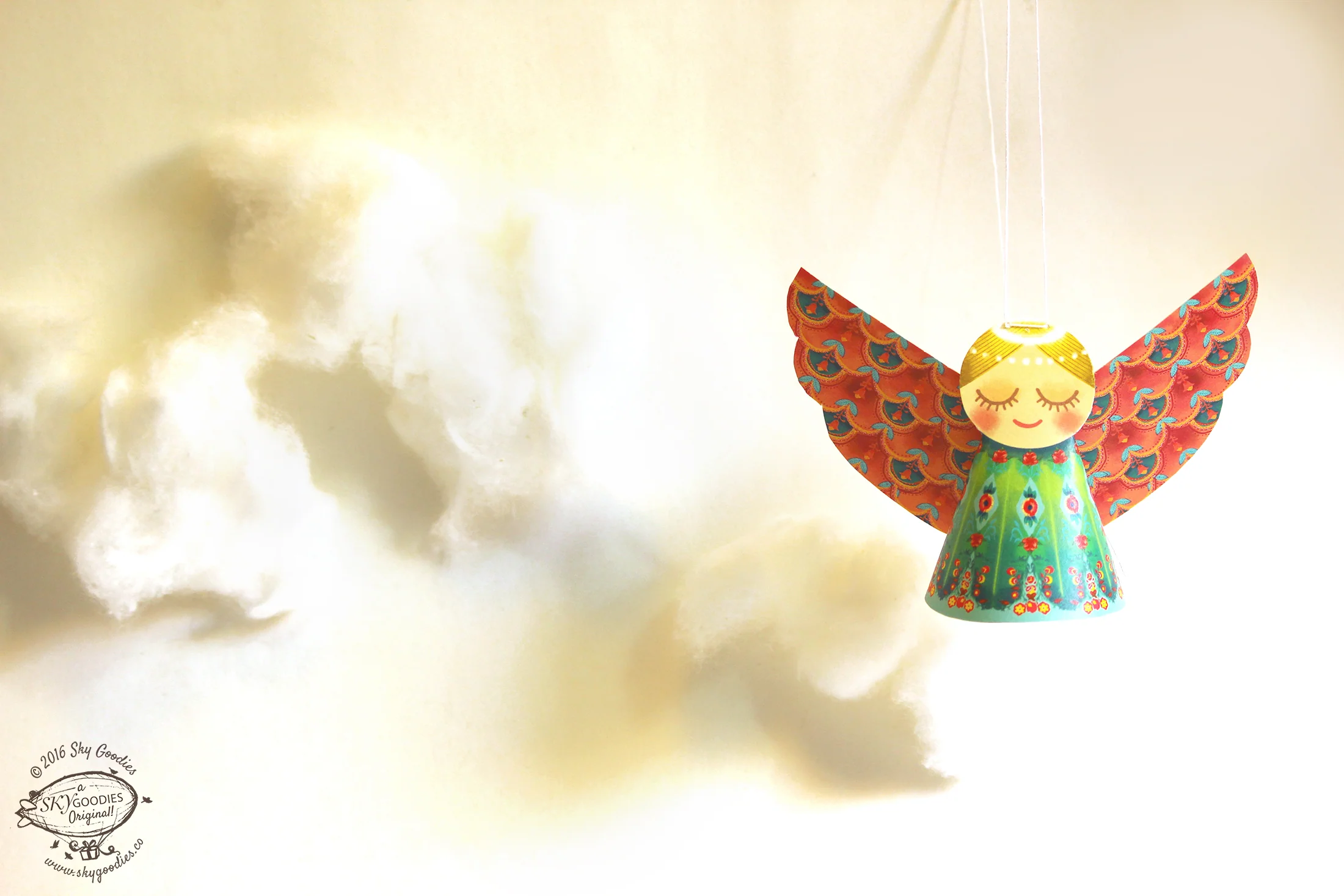 Set of 6 Paper Angels DIY Paper Craft - Image 3