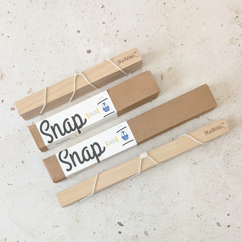 SNAP - Magnetic Poster Hanger - A4 (9") Grey - Image 3