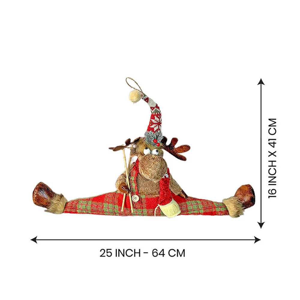 Split Reindeer christmas Décor and decoration for Home and Office - Image 9