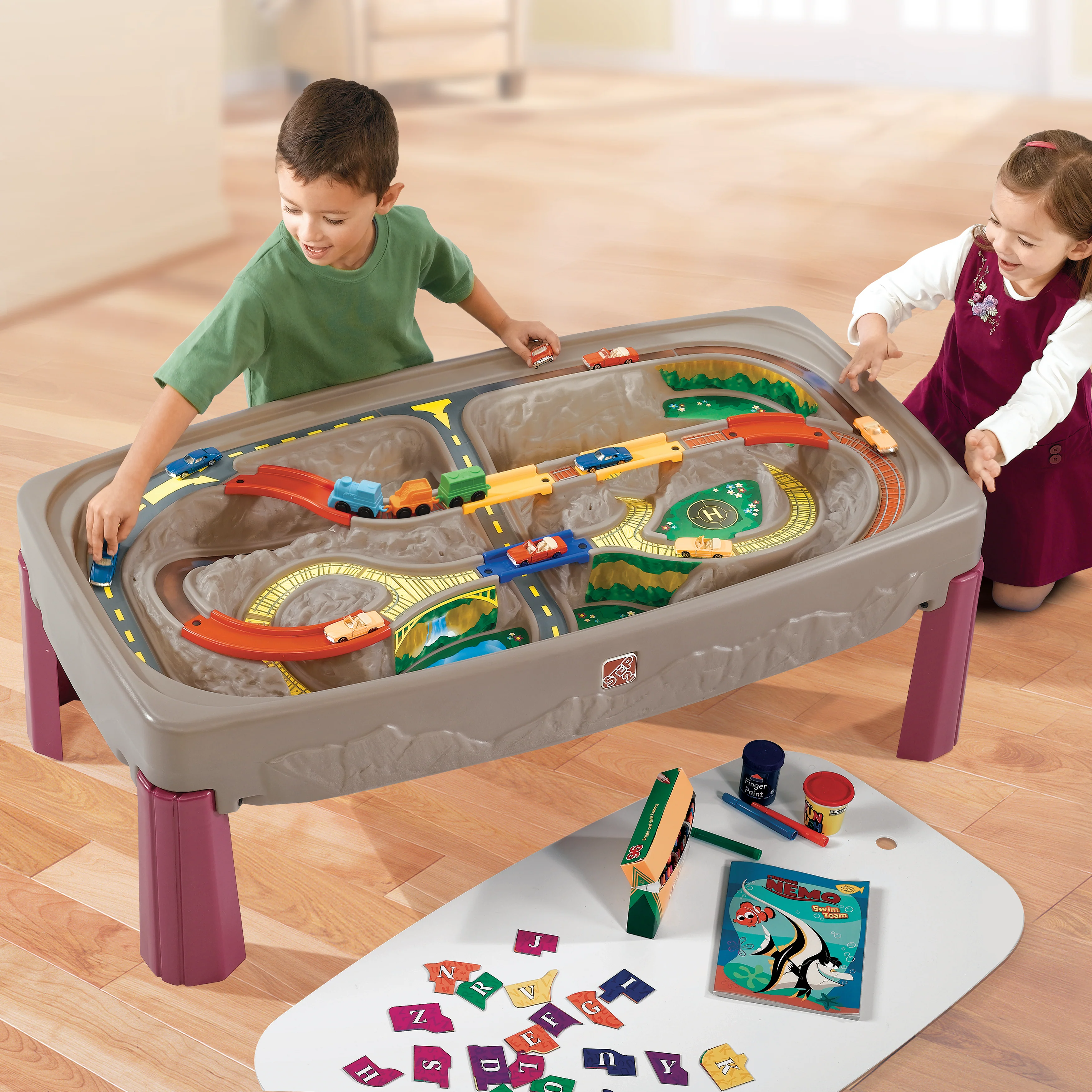 Step2 Deluxe Canyon Road Train & Track Table - Image 2