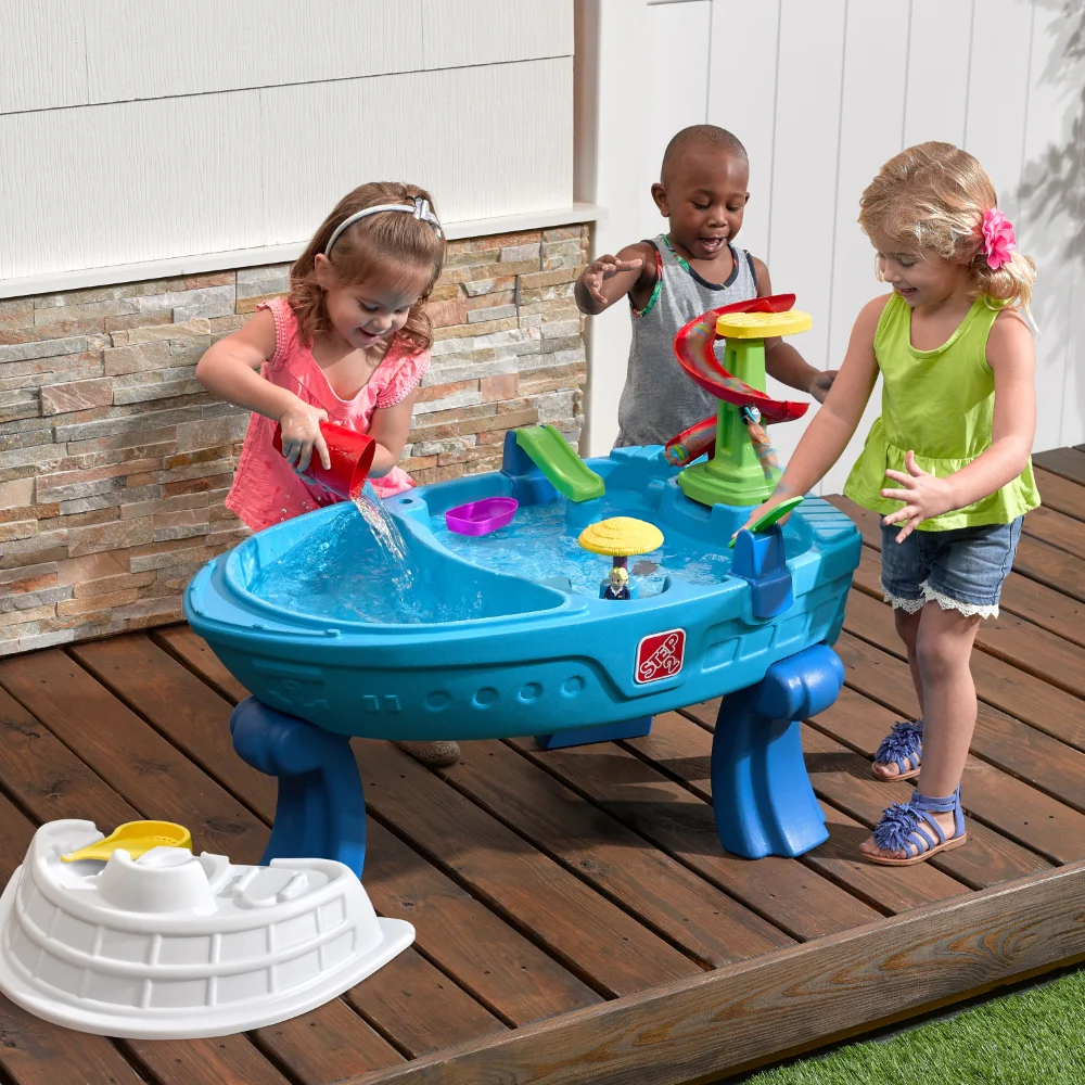 Step2 Fiesta Cruise Sand & Water Table™ With Umbrella - Image 3
