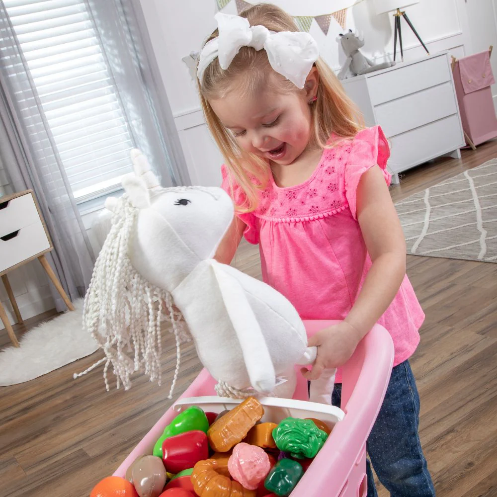 Step2 Little Helper’s Shopping Cart (Pink) - Image 3