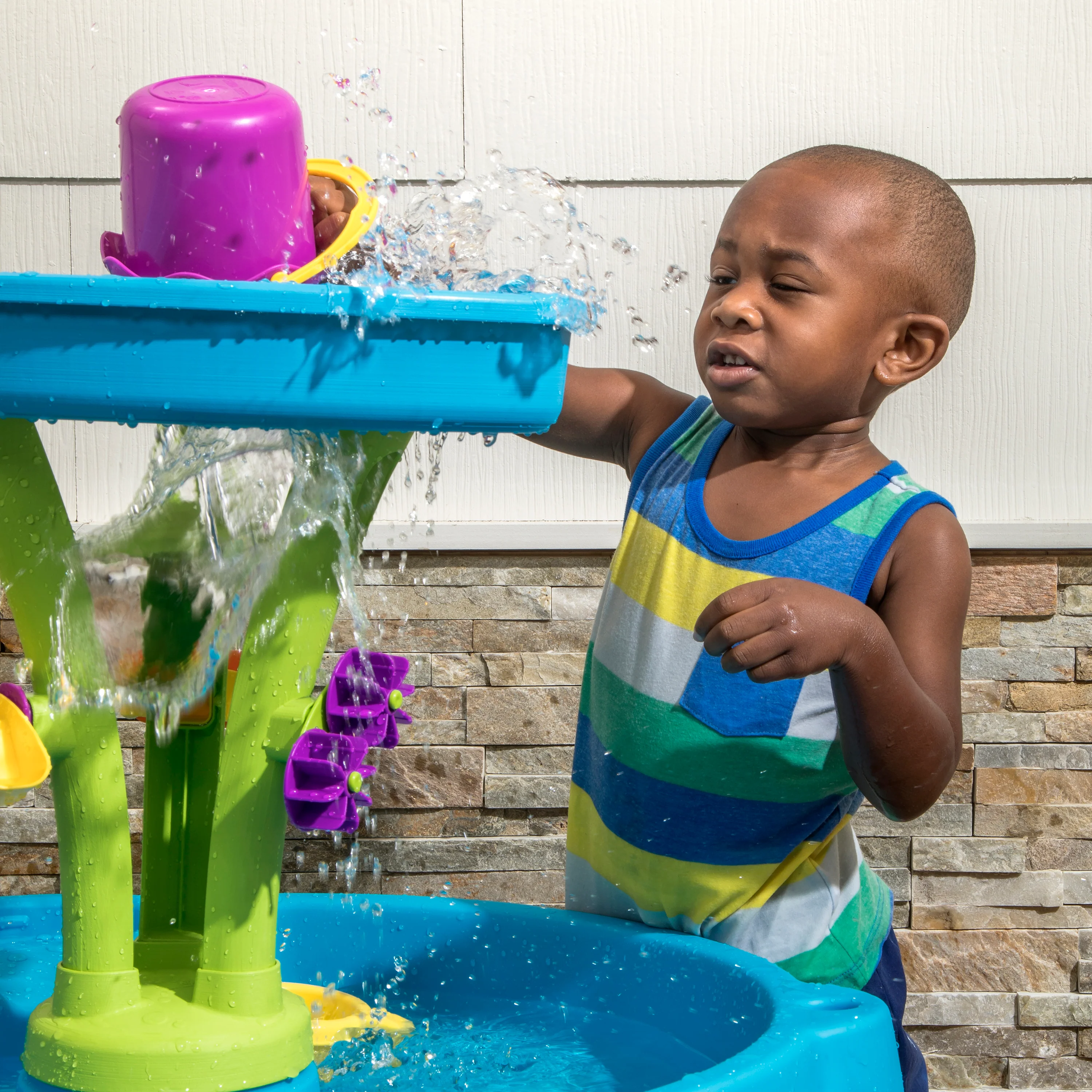 Step2 Summer Showers Splash Tower Water Table - Image 3