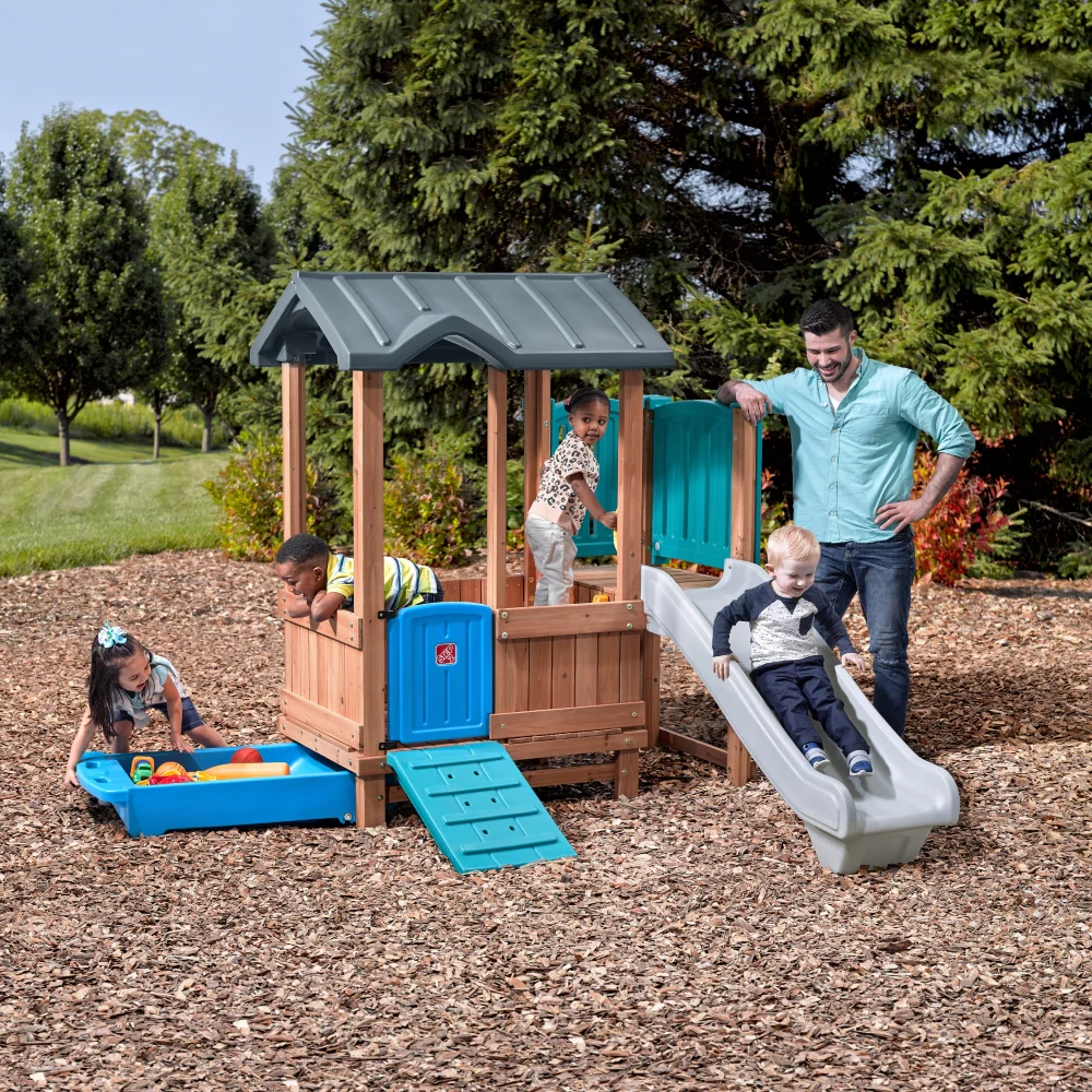 Step2 Woodland Adventure Playhouse & Slide - Image 4
