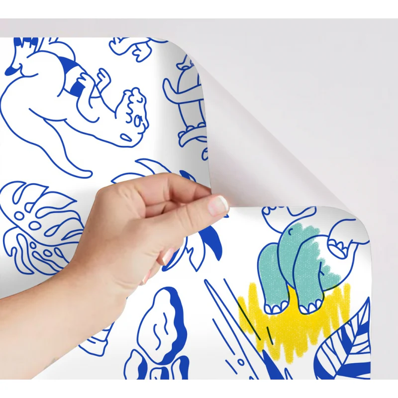 Stick-It Decorative Colouring Roll - Dino - Image 3