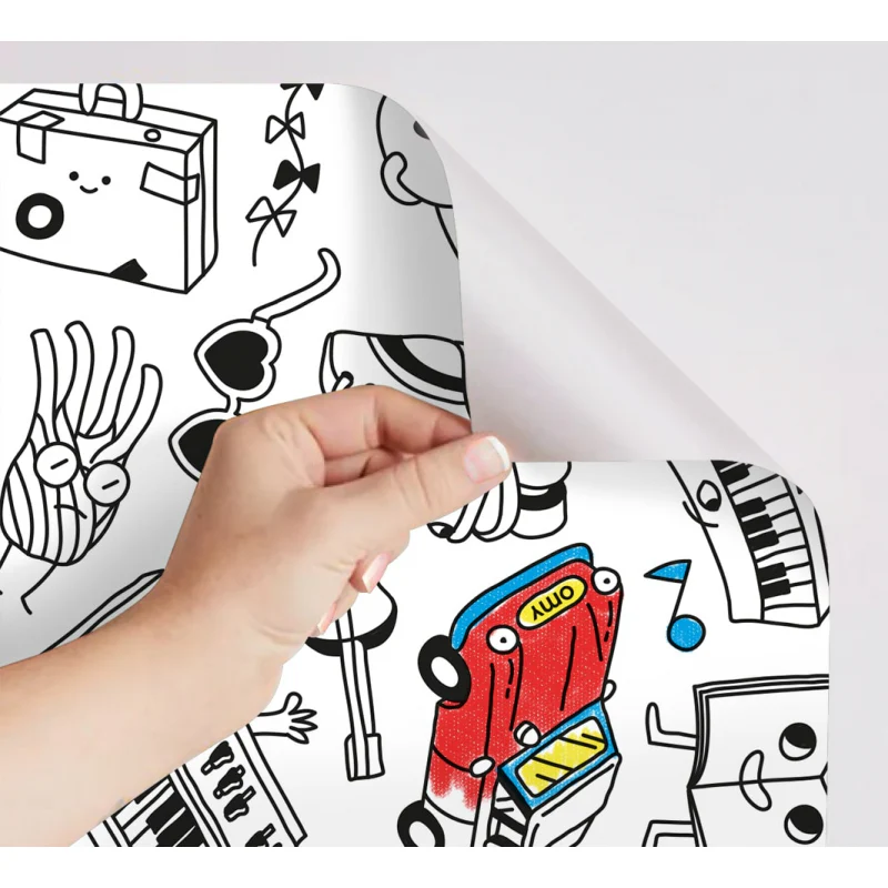 Stick-It Decorative Colouring Roll - Pop - Image 3