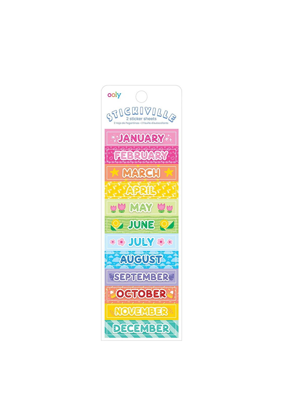 Stickiville Stickers: Months Of The Year