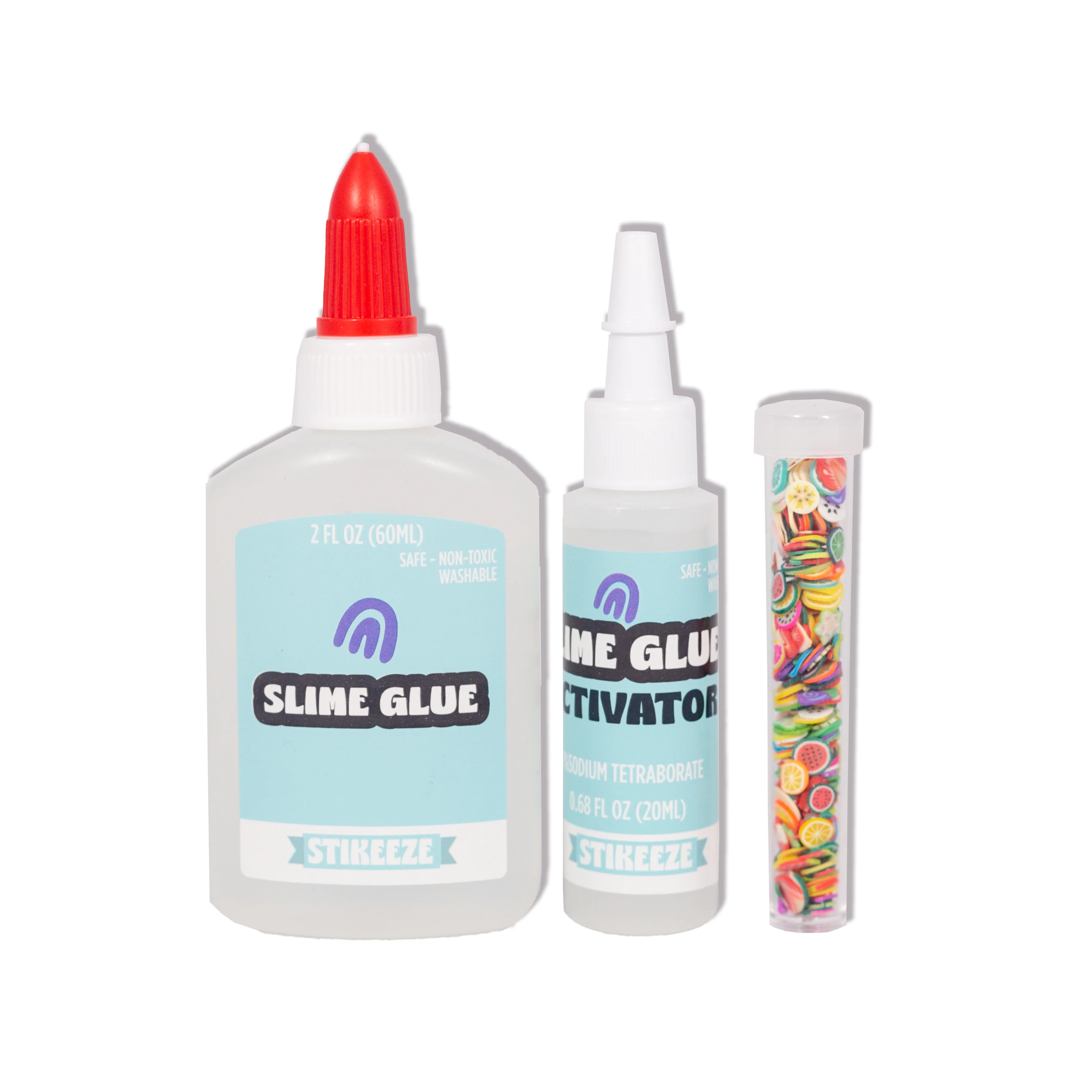 Stikeeze Make-it-Slime | Clear Fruit Confetti - Image 3