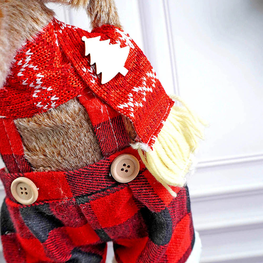 Striped Shorts Reindeer Christmas Festive Door Hanger Christmas décor - Image 5