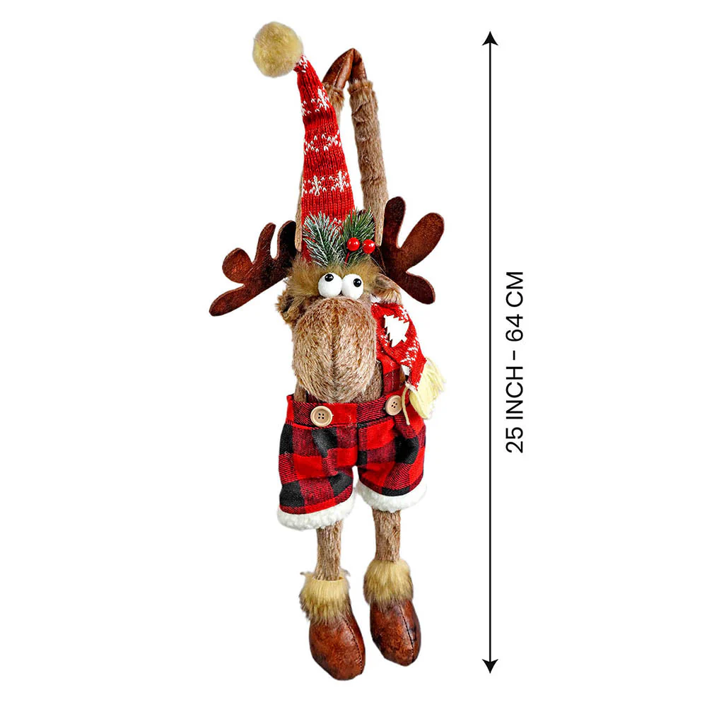 Striped Shorts Reindeer Christmas Festive Door Hanger Christmas décor - Image 8