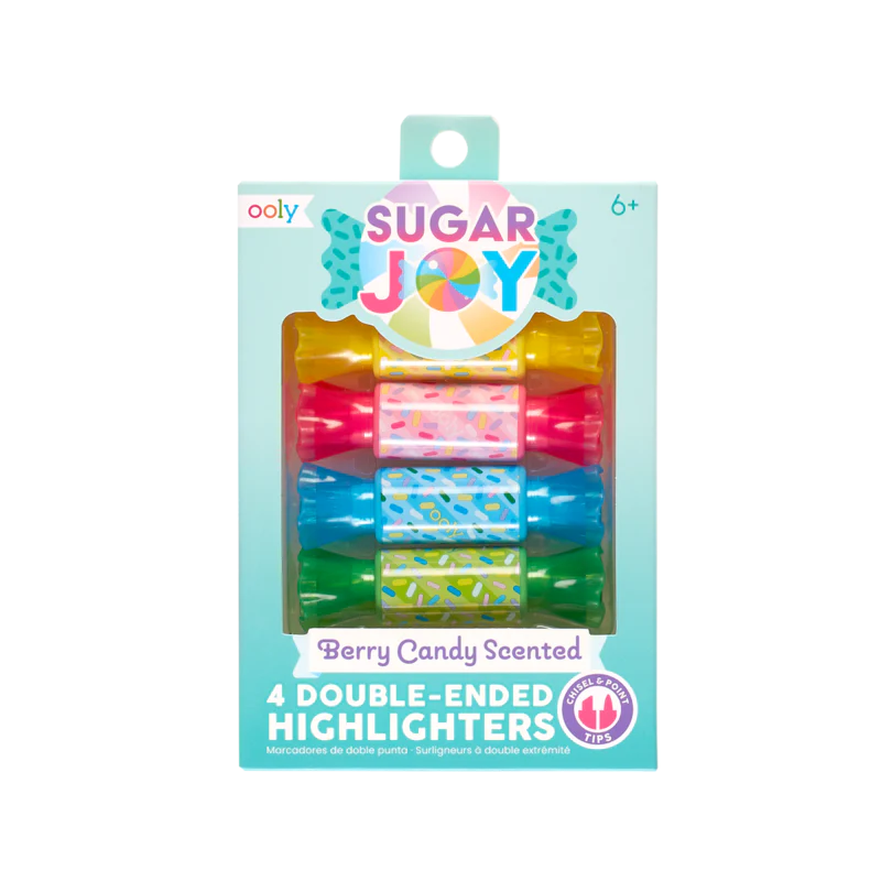 Sugar Joy Double Ended Scented Highlighters - Set of 4