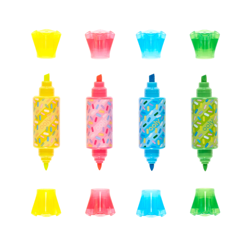 Sugar Joy Double Ended Scented Highlighters - Set of 4 - Image 2