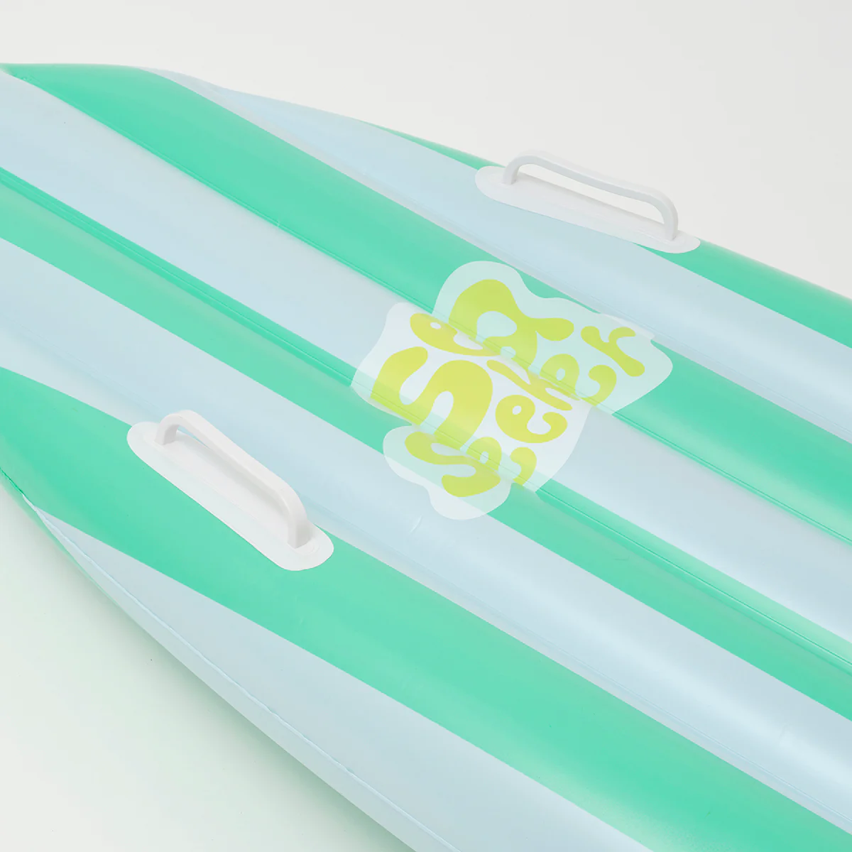 SUNNYLiFE Green and white color inflatable Ride With Me Surfboard Float Sea Seeker Ocean - Image 3