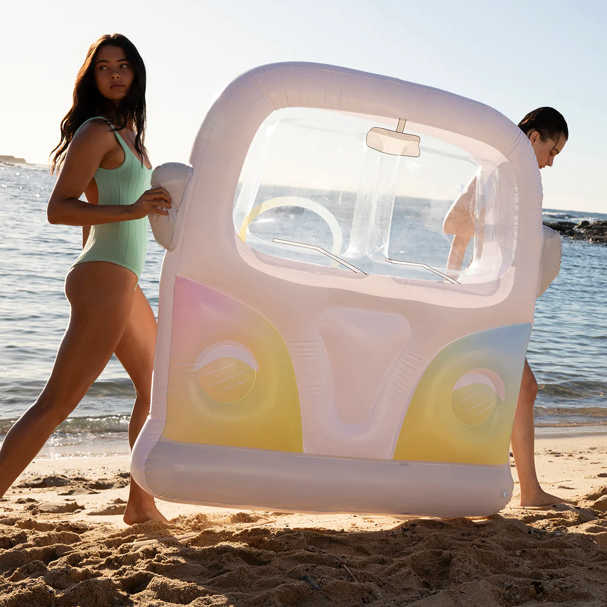 SUNNYLiFE Ombre color inflatable Luxe Lie-On Float Camper - Image 7