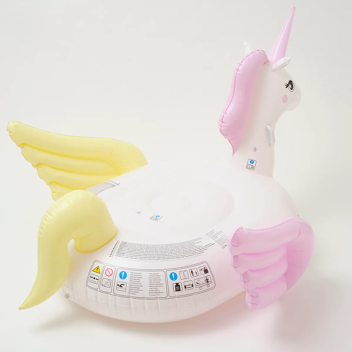 SUNNYLiFE pastel color inflatable Unicorn Luxe Ride-On Float - Image 3