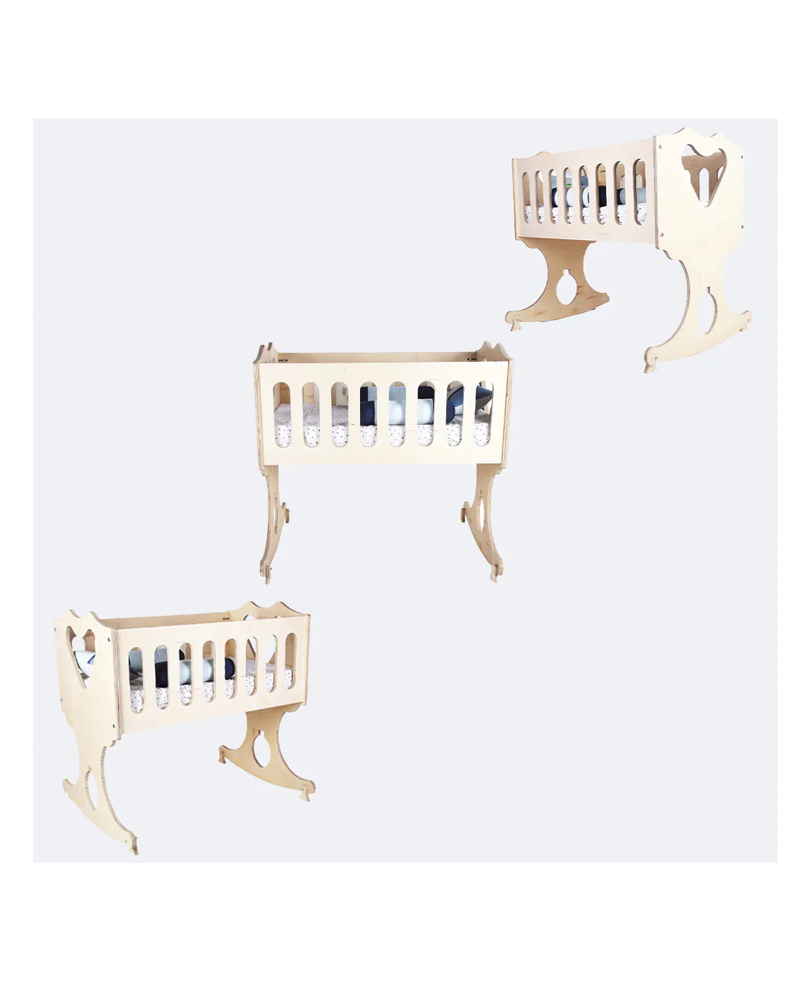SWEN wooden Rocking Baby Bassinet OLIVER - Image 6