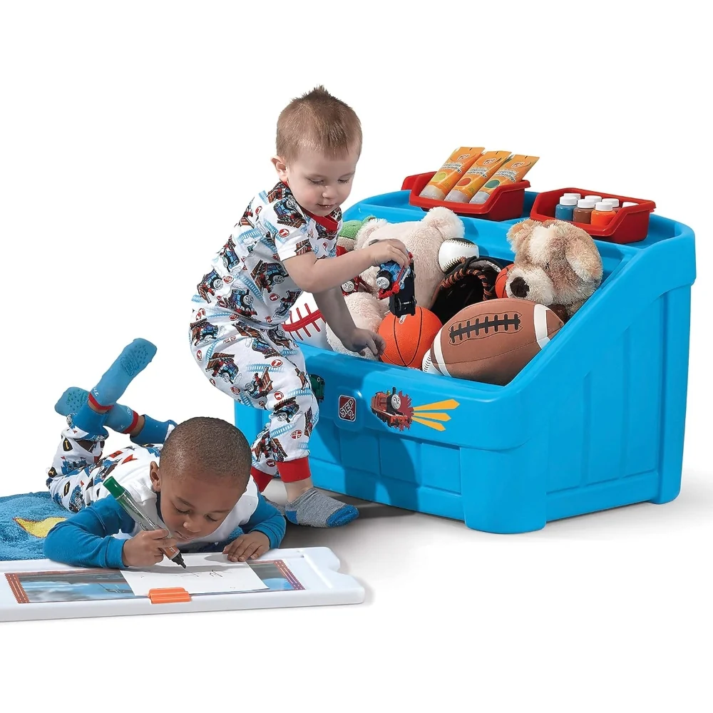 STEP2 THE TRAIN TANK ENGINE 2-IN-1 TOY BOX & ART LID | Special Offer Get 1 Free Interactive Toy with Purchase - Image 7