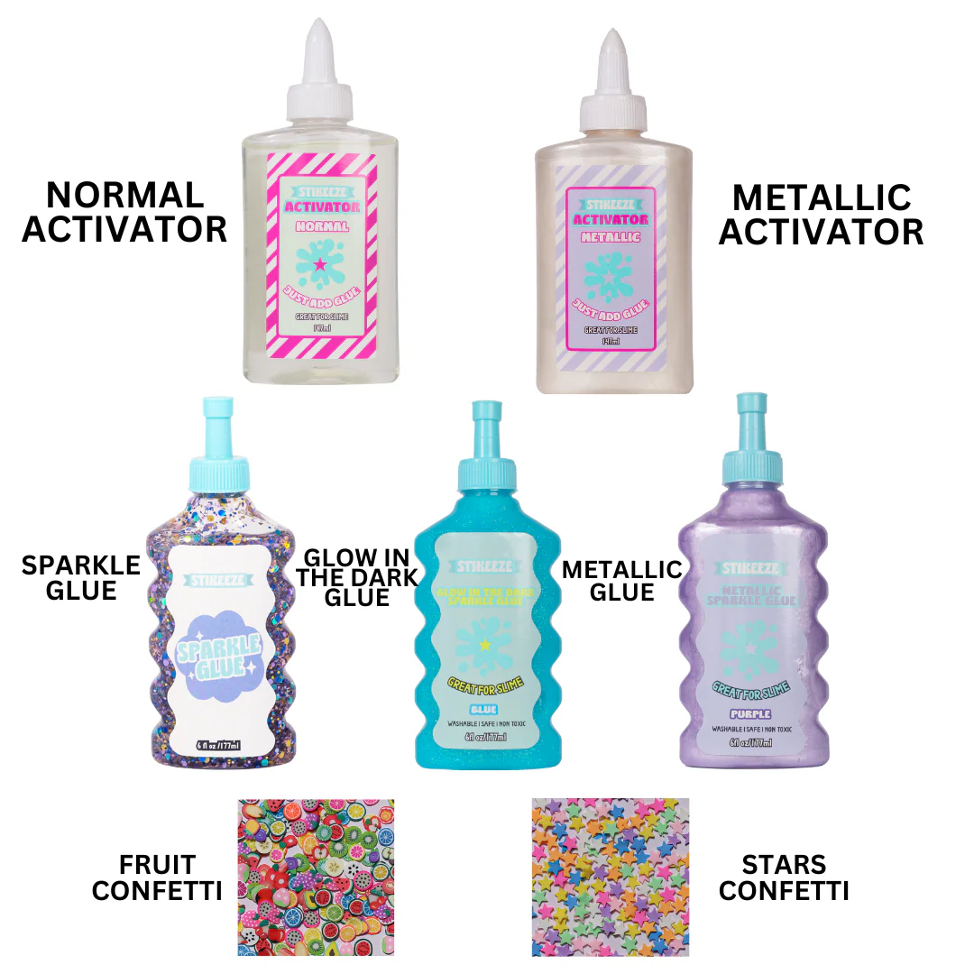 The Ultimate Slime Bundle | Glow Metallic Sparkle | Set of 7 - Image 2