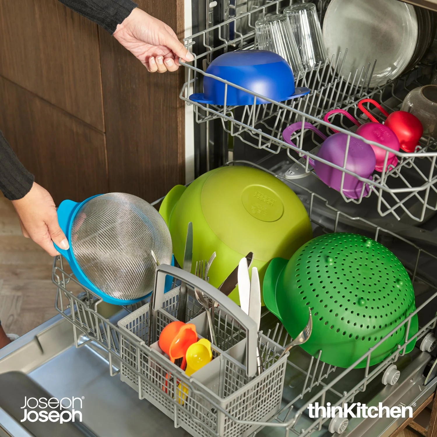 thinKitchen™ Joseph Joseph Nest 9 Plus Bowl Set - Multi Colour - Image 3