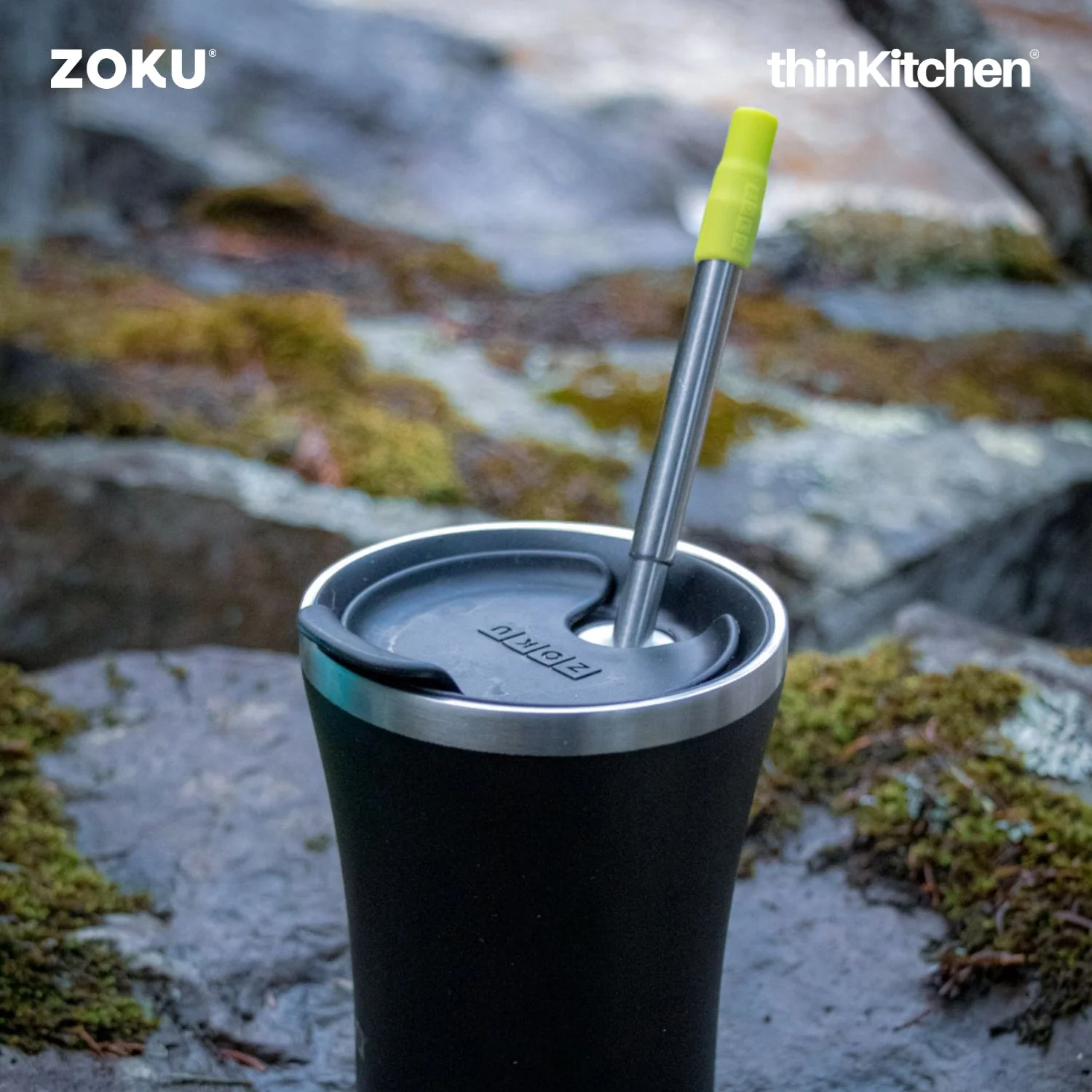 thinKitchen™ Zoku Black 3in1 Tumbler, 350ml - Image 8