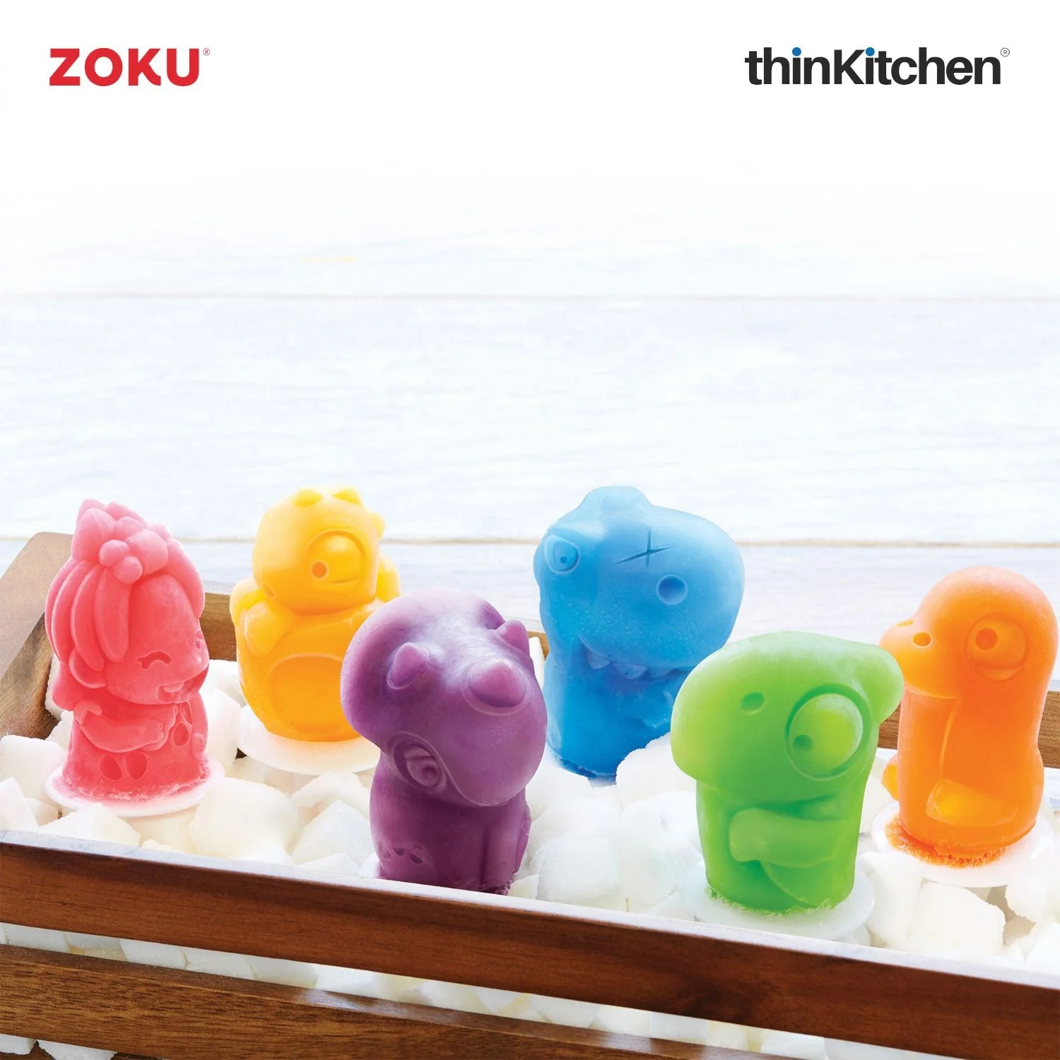thinKitchen™ Zoku Dinosaur Pop Mold (6 pop) - Image 10