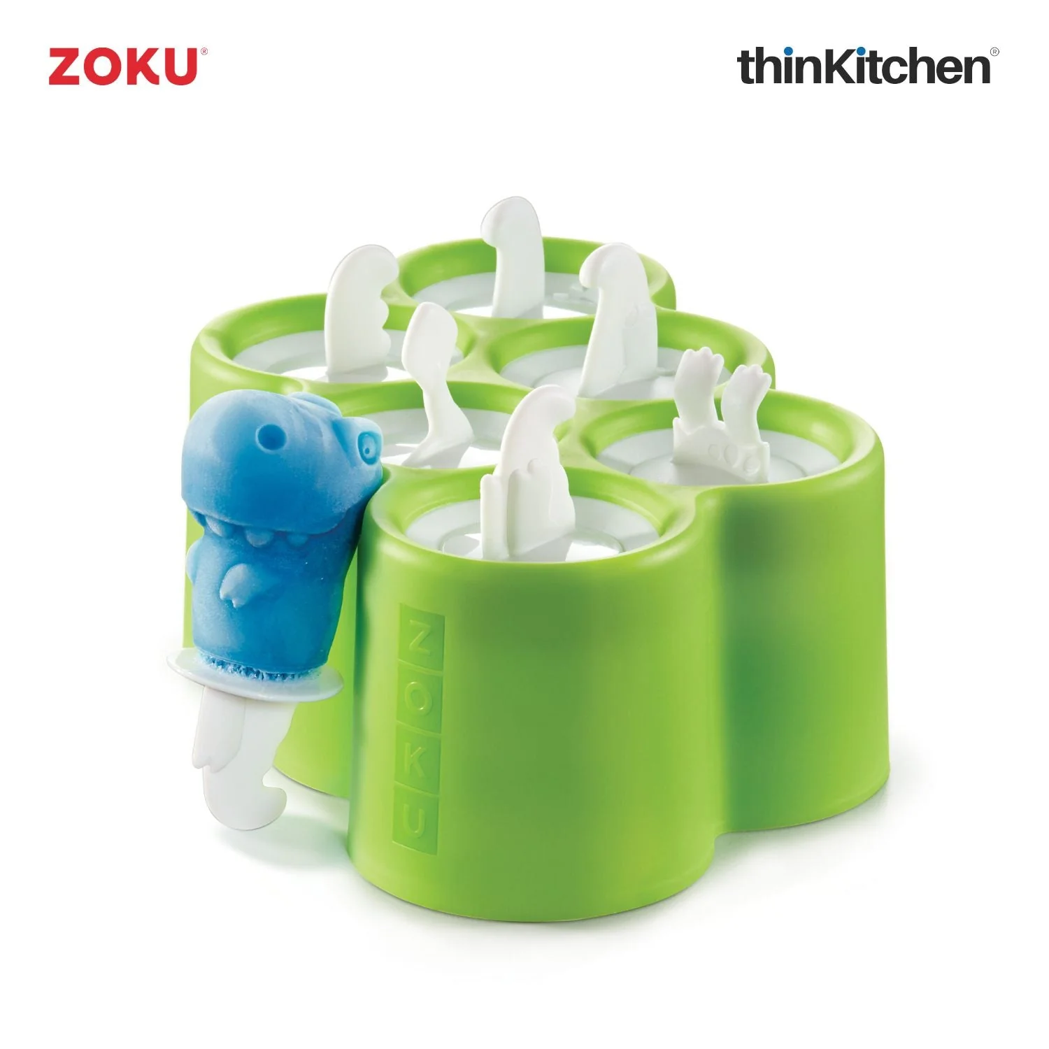 thinKitchen™ Zoku Dinosaur Pop Mold (6 pop) - Image 4