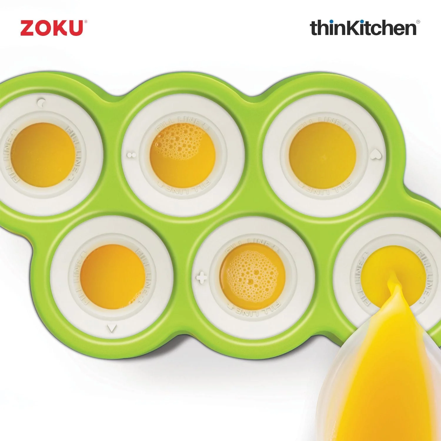 thinKitchen™ Zoku Dinosaur Pop Mold (6 pop) - Image 6