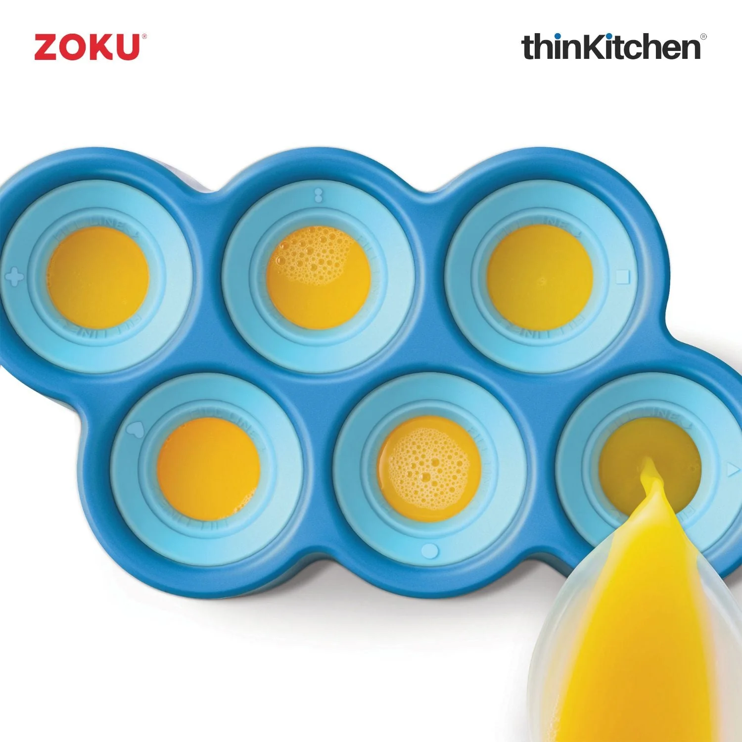 thinKitchen™ Zoku Fish Pop Mold - Image 3