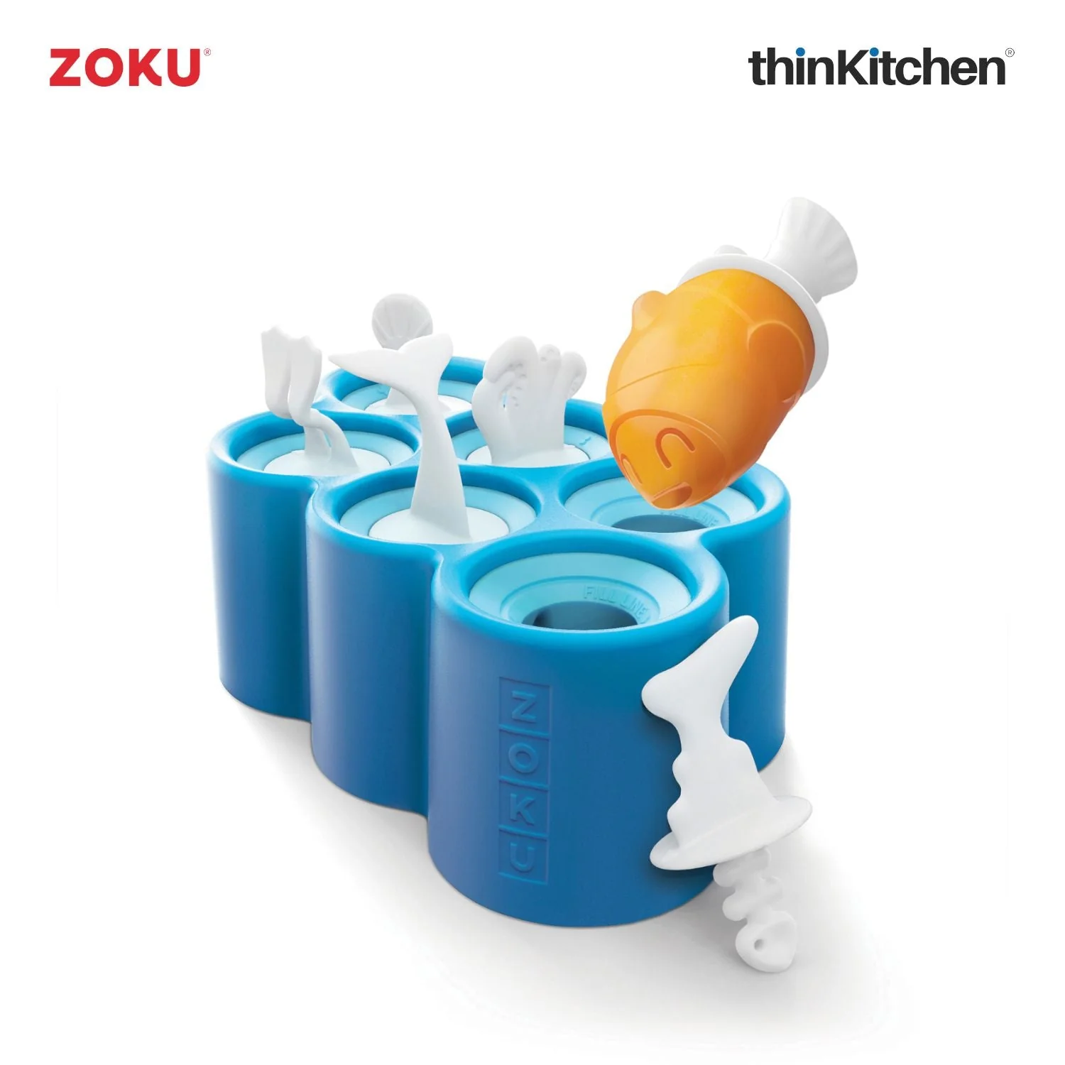 thinKitchen™ Zoku Fish Pop Mold - Image 4