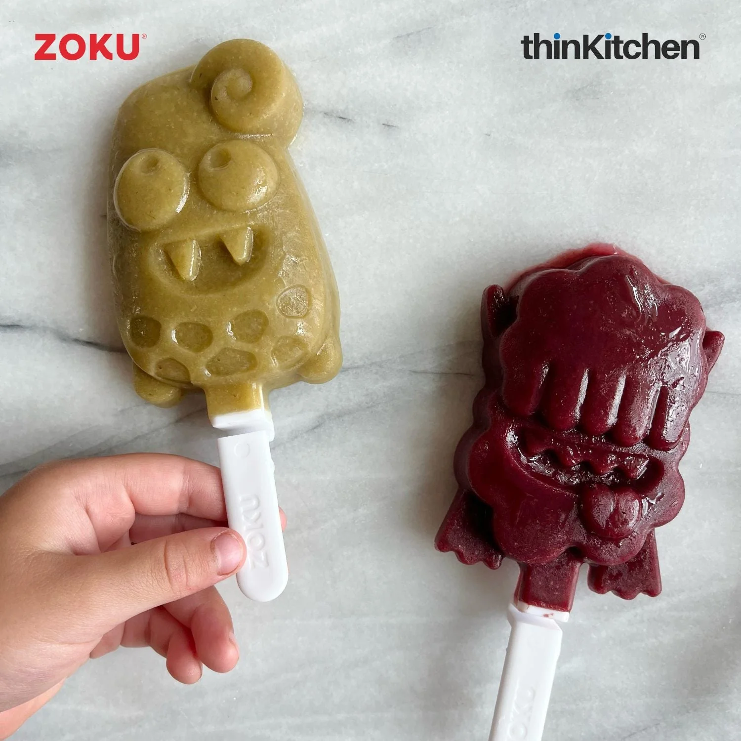 thinKitchen™ Zoku Monster Ice Pop Mold - Image 2